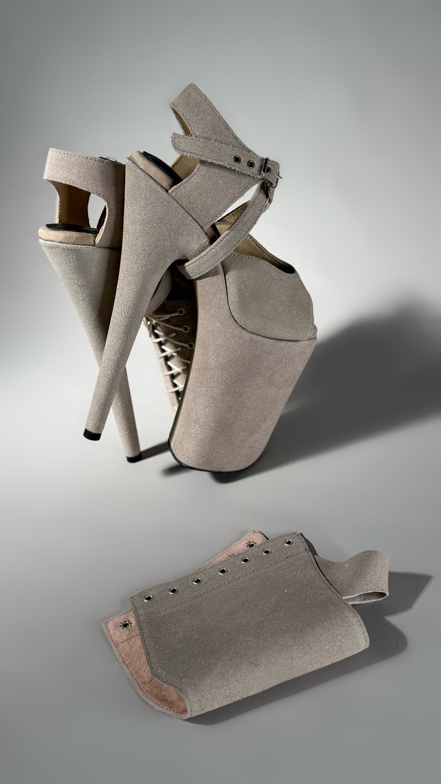 NUDE SPARKLY SAND Sandals