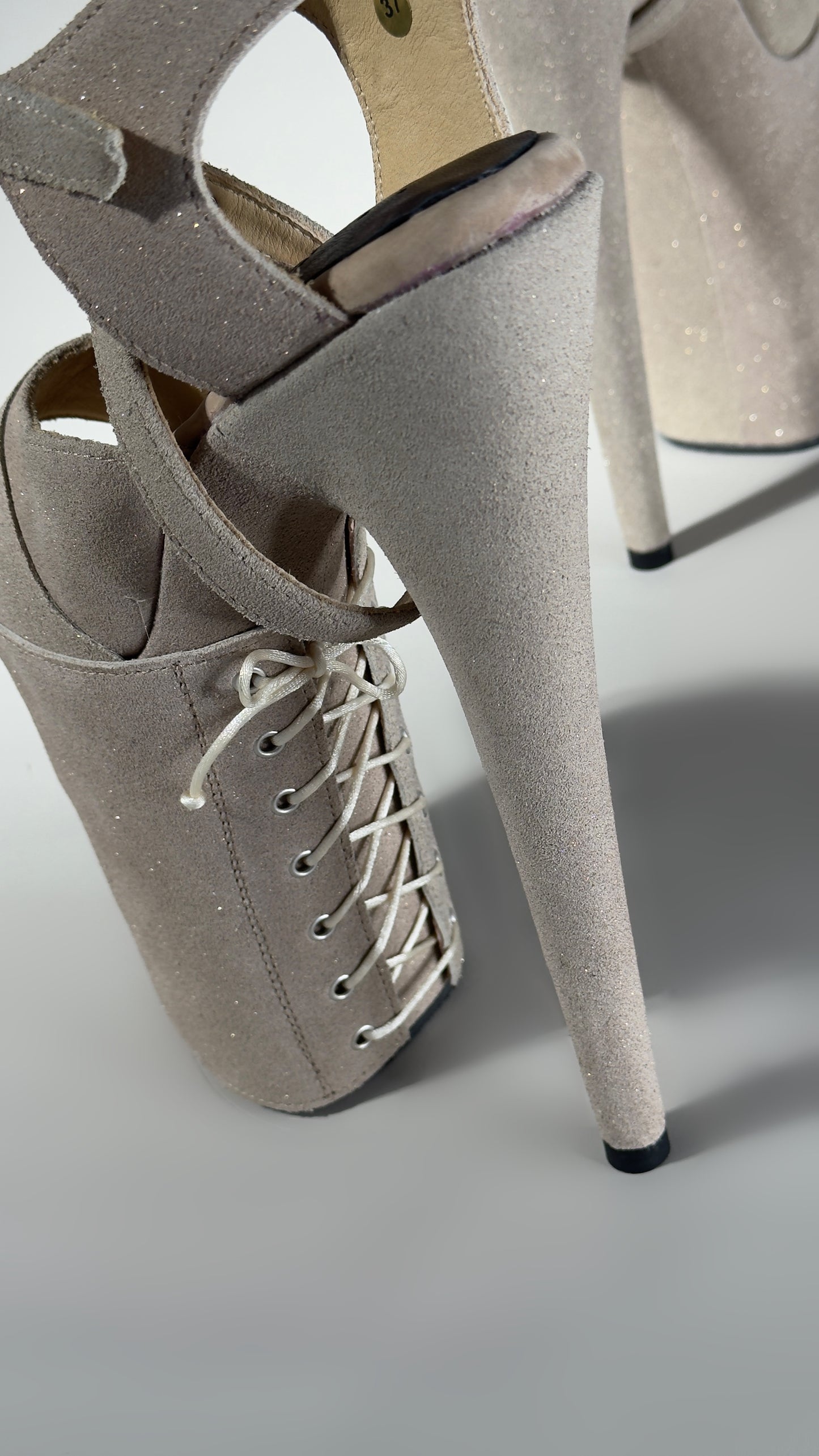 NUDE SPARKLY SAND Sandals