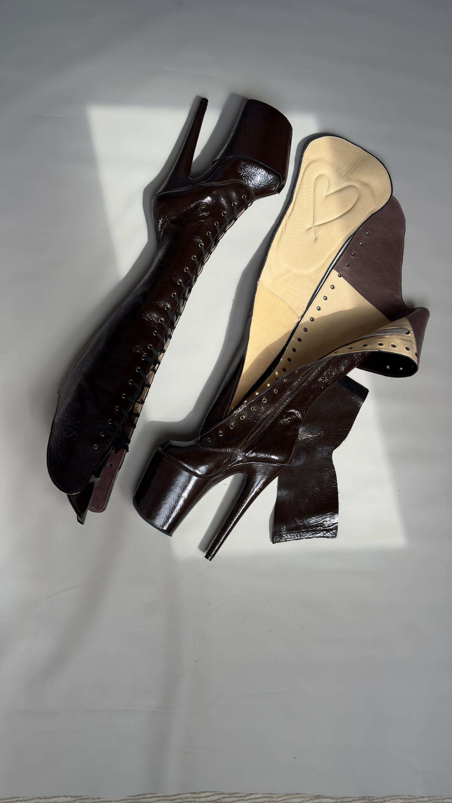 Overknee / Brown size 7 us / 37 eu