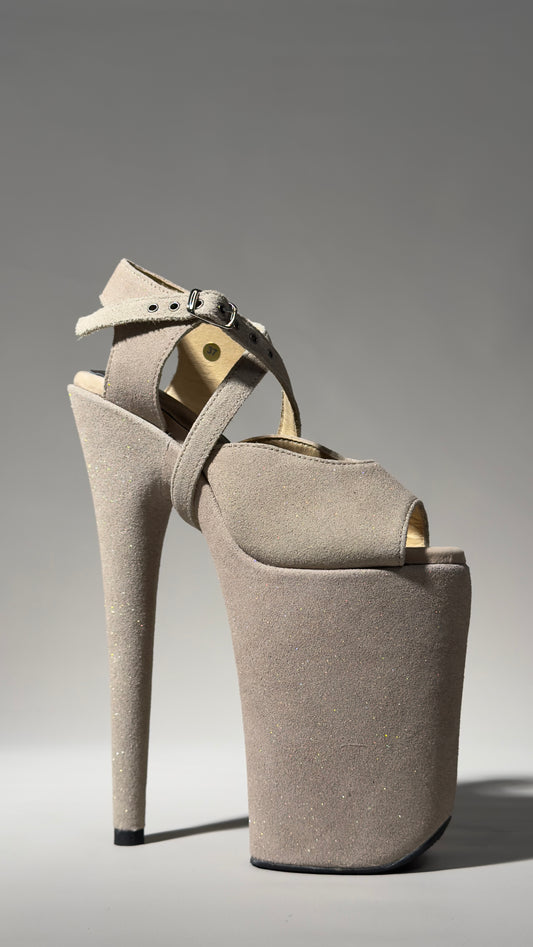 NUDE SPARKLY SAND Sandals