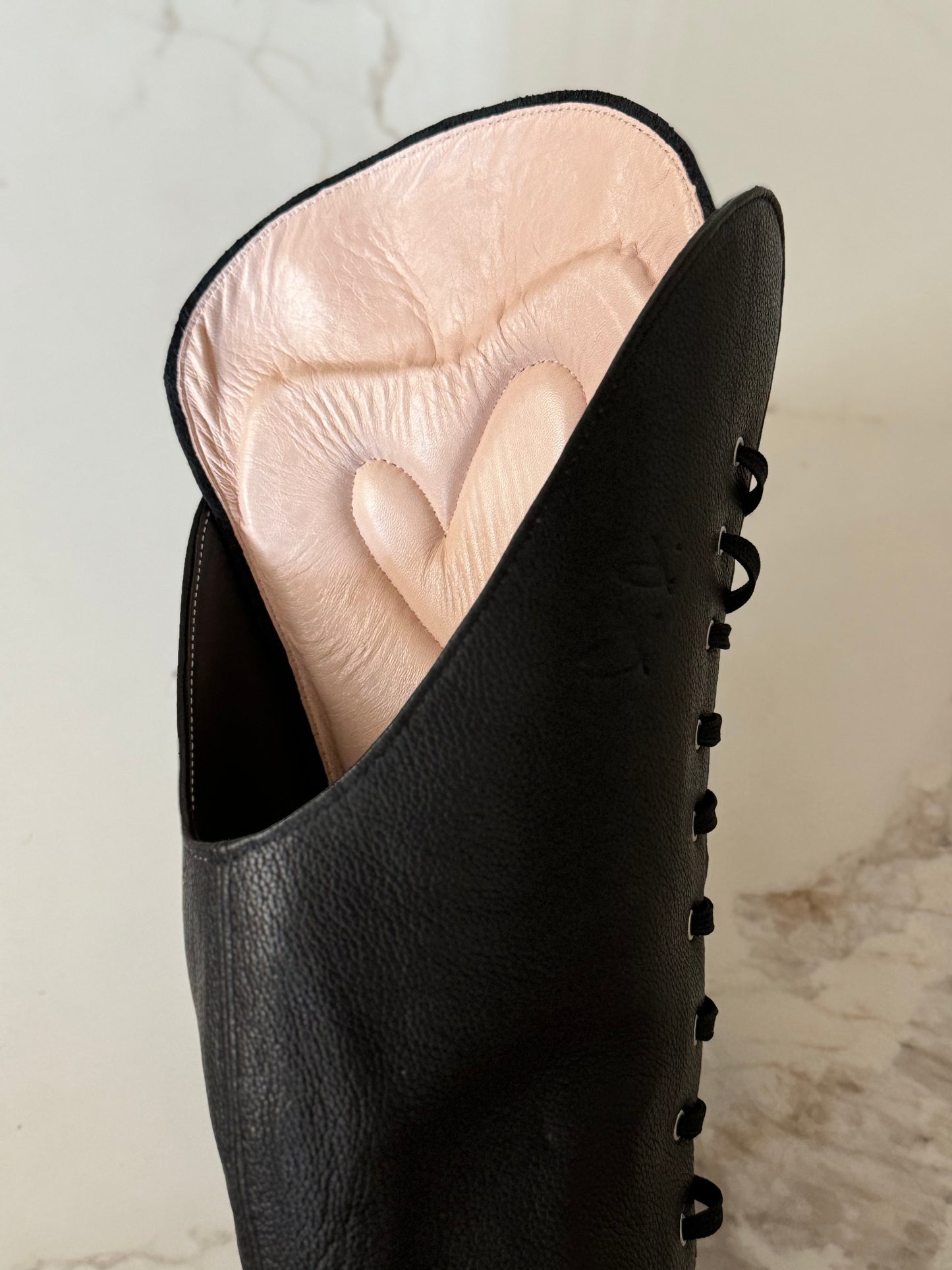 Overknee / Black Caviar size 9 us/ 39 eu